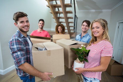 House removals team planning a move in Norwood
