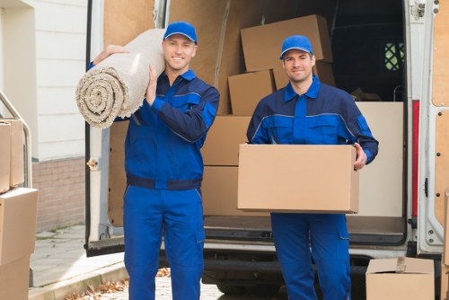 Medium-sized removal truck suitable for home relocations in Norwood