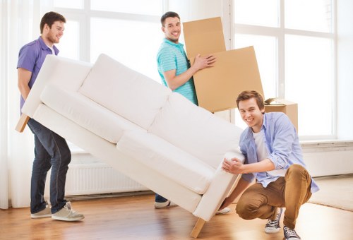 Professional removals service preparing a home move in Norwood