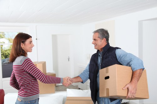 Careful packing and transport during a Norwood removal service