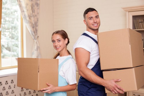 Customer booking a removals service and confirming details