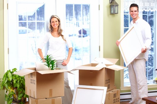 Careful packing and loading during a Norwood removals service